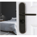 European-style brushed bedroom door handle lock modern simple wooden door lock mute indoor door lock